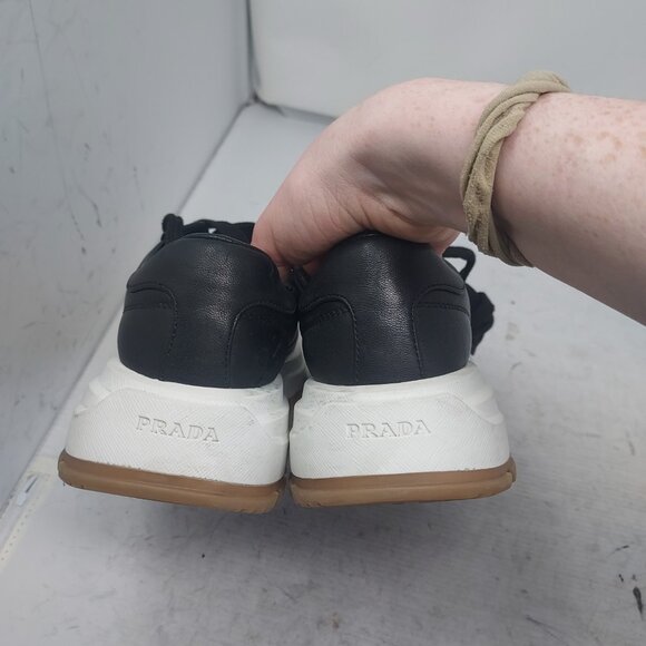 Prada Black Triangle  Logo Runner WOMENS Sneaker - Picture 10 of 12